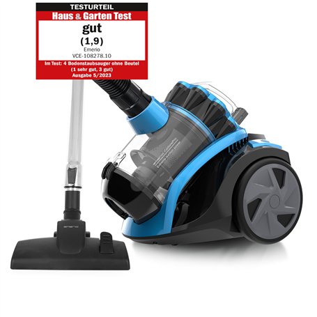 Aspirateur Cyclonique Écoologique Bleu Emerio VCE-108278.10 Zyklon-Staubsauger