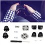 Kit de pièces de Rechange pour Manette PS5, Bouton de Manette PS5 L1 R1 L2 R2 Boutons de déclenchement + 2 Ressorts + 2 manettes