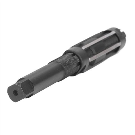 Jeanoko Alésoir à Main à 6 Flûtes 9SiCr Alésoir à Main Réglable en Métal Alésoir de Perçage à Queue Droite 26‑29