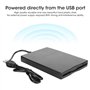 Lecteur De Disquettes USB 3,5" Externe Portable avec Manuel, Plug and Play Aucun Pilote SuppléMentaire Requis, avec Fonction Ant