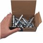 Lot de 10 chevilles d'ancrage compensées M12 x 90 mm - Chevilles métalliques - Fixation par boulon traversant - Ancrage d'expans