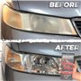 BassMotor Kit Complet pour polir les phares ternes et usés pour la restauration de voiture - Ensemble pour nettoyer et poncer po