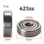 20 Roulements 625ZZ Roulement à billes en acier 5mm x 16mm x 5mm Ensemble de 20pcs Roulement 625ZZ avec billes en acier GCr15. 5