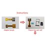 TECNOULAB 1 pièce Adaptateur Hybride Double Carte SIM Adaptateur d'extension Micro SD Nano SIM pour Android