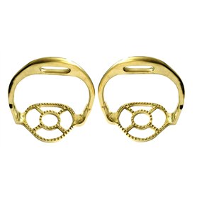 Spire Etriers Baroque en Laiton 12 cm Spire Etriers Baroque en Laiton 12 cm