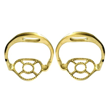 Spire Etriers Baroque en Laiton 12 cm