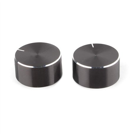 cdhgsh 2 pièces 25x13mm axe D Bouton de potentiomètre Rotatif encodeur contrôle du Volume pour Haut-Parleur amplificateur Audio