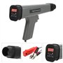 Oreilet Lumière synchronisation d'allumage,numérique l'automobile 12V,lampe stroboscopique moteur inductif timing pistolet léger