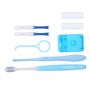 Kit de Soins Bucco-dentaires Orthodontiques pour Appareils Orthodontiques, Ensemble D'hygiène Portable avec Brosse Interdentaire