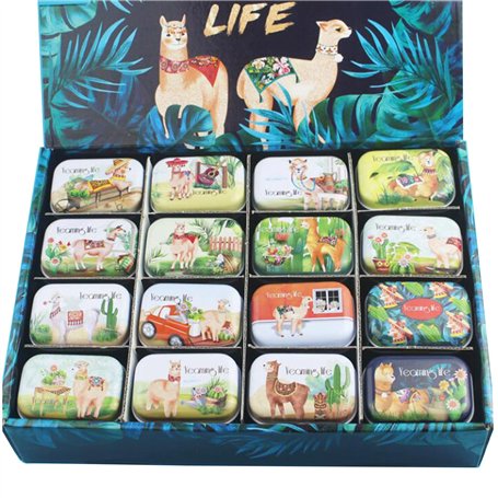 SUCHUANGUANG Boîte en Fer Blanc colorée boîtes d'emballage de Pot scellées pour Bijoux Artisanat conteneurs boîte à Bonbons pièc