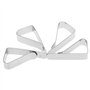 SUCHUANGUANG 4 pièces Nappe Nappe Clip Support à Pince pour fête de Mariage en Acier Inoxydable