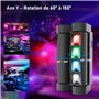 BETOPPER Lyre Led Jeu de Lumiere Soiree DJ DMX Spider Lumière Disco Professionnel 45W RGBW Eclairage Scène 7/15 CH Spot Soirée P