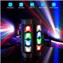 BETOPPER Lyre Led Jeu de Lumiere Soiree DJ DMX Spider Lumière Disco Professionnel 45W RGBW Eclairage Scène 7/15 CH Spot Soirée P
