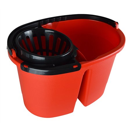 iKOLIFE CleanDouble XL Seau pour serpillère à double compartiment