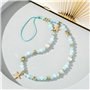 HULKAY Chaîne de téléphone portable en perles pour femmes et filles - Cordon anti-perte - Cordon avec pendentif étoile, As the p