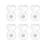 KIIFENG Lot de 6 rehausseurs de boucles d'oreilles en acrylique pour boucles d'oreilles lourdes