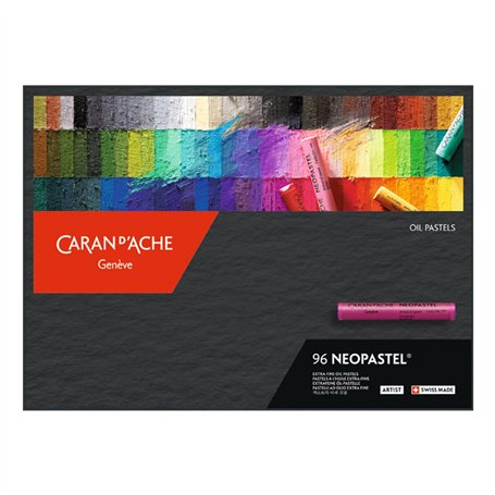 Caran Dache Boîte en carton 96 couleurs assorties