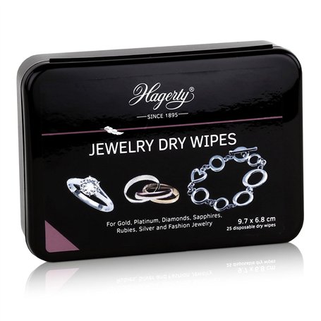 Hagerty - Jewelry Dry Wipes - Lingettes pour nettoyer les Bijoux