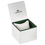 Lacoste Montre Analogique à Quartz pour Femme avec Bracelet en Cuir Argent et Blanc/Multicolor - 2000822