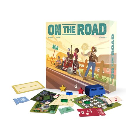 Helvetiq - on The Road - Jeu de Plateau sur Le thème Musical - Sillonnez Le Pays pour Gagner Le Plus de Fans Possible - pour 2 à