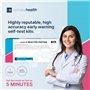 Kit de Test à Domicile pour la Protéine C-Réactive de Berkeley Health | Détecte la Protéine C-Réactive (CRP) dans le Sang Total 