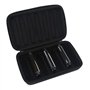 étui pour Harmonica, étui de Transport étuis de Rangement et Pochettes pour 7 Harmonicas en Cuir PU Noir Harmonica à Fermeture é