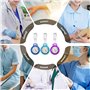 HOSPAOP Lot de 3 montres d'infirmière avec clip - Mouvement à quartz analogique - Montre à gousset - En silicone - Pour homme et