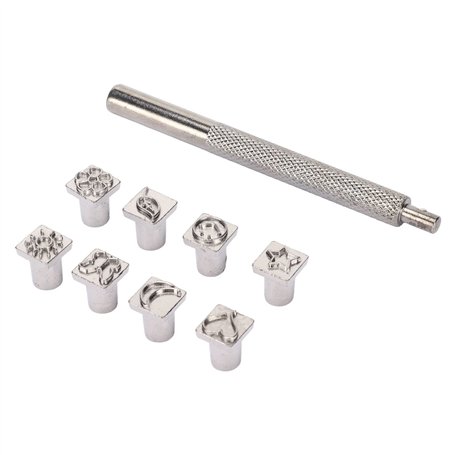 Ensemble de Poinçons en Cuir