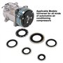 Kit de Joint de Compresseur AC, Kit de Joint de Climatisation Universel Facile d'accès Complet pour Compresseur