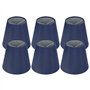 Abat-jour Cylindriques pour Lampes de Table 6 Pièces