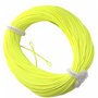 BestCity Ligne flottante haute qualité WF7/8 pour pêche à la mouche avec 2 boucles soudées Jaune fluo