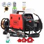 Set Ideal™ Praktik MIG 200 MIG/MAG Poste à souder inverter 200 A Machine à souder 3 en 1 Flux MMA 230 V