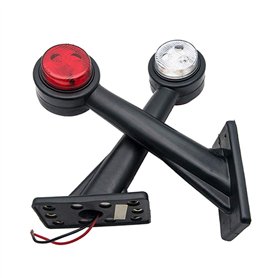 Aisoway Lot de 2 Feux de Position Latéraux 12 V LED 20 cm pour Remorque Camion Aisoway Lot de 2 Feux de Position Latéraux 12 V LED 20 cm pour Remorque Camion