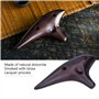 12 trous Alto C Ocarina, Belle Dolomite Ocarina portable pour débutant pour les jeux à l'extérieur