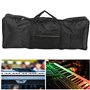 étui pour Clavier à 61 Touches, Noir Tissu Oxford Housse pour Piano électronique Avec Poignée de Traction Pratique, pour Clavier