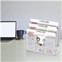 Acrimet Horizontal Trieur Organisateur de Document A4 (Coloeur Transparent Cristal)
