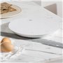 Alessi Plissé MDL16 B - Balance de Cuisine Digitale Design, Suspendable avec un Support Mural, en Résine Themoplastique et Verre