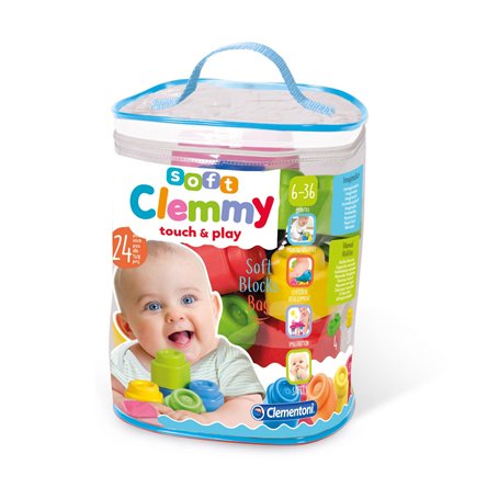 Clementoni - 14889 - Sac souple 6 mois to 18 mois 24 pièces - Disney - Premier age