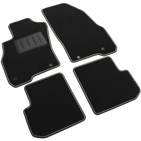 ilTappetoAuto by Fabbri3 - SPRINT00104 - Tapis de Voiture sur Mesure en Moquette Noire