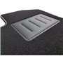 Il Tappeto Auto Tapis Auto antidérapants Moquette Noire, Bord Bicolore, Talonnette renforcée en Caoutchouc, pour Peugeot 3008 Co