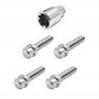 SIMONI RACING BRA/70 Kit 4 Boulons antivol - Boulons antivol pour Roues Clé 17-19 M14x1.5 Longueur 50 mm