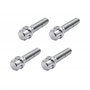 SIMONI RACING BRA/70 Kit 4 Boulons antivol - Boulons antivol pour Roues Clé 17-19 M14x1.5 Longueur 50 mm