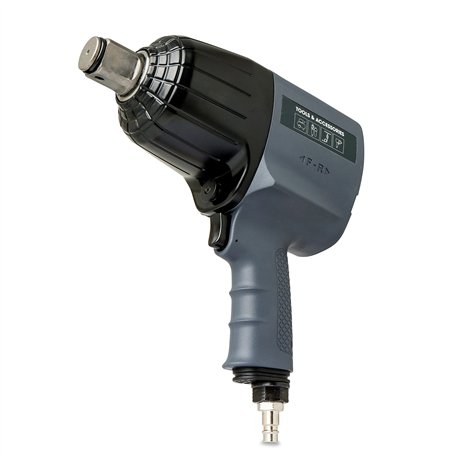 ABAC Clé à Chocs 1” Comp PRO - Idéal Pour Changement de Pneus Poids Lourds - Camion et Bus - Très Puissant Jusqu'à 3150 Nm - Poi