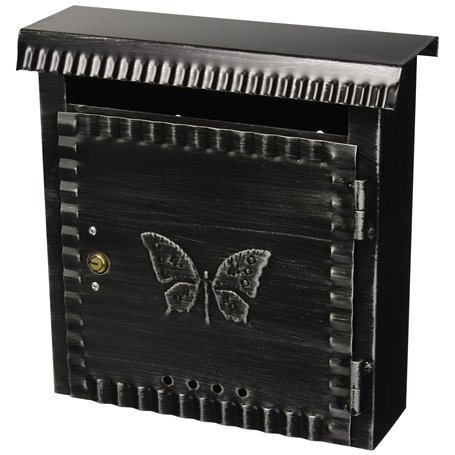 Vigor Blinky 27340–10 Boite aux lettres style ancien en fer forgé Petite taille 22 x 8 x 25 cm