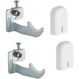 MB Support Mural pour radiateurs en Aluminium avec réglage Vertical