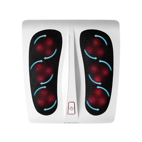 HoMedics Massage des Pieds Électrique chauffant - Appareil massant electrique Shiatsu pour pied - Option chaleur pour relaxation