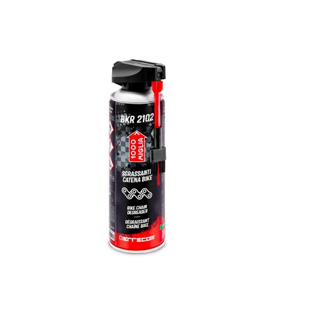 Errecom 1000 Miglia BKR 2102 Spray Dégraissant pour Chaîne Vélo avec distributeur spécial double position