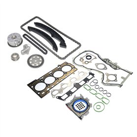 Bisenya Kit de chaîne de distribution VVT et joints de couvre-culasse compatibles avec 1.4 TSI CAX CAV CTH BKG AXU 1.6 FSI BLP 0