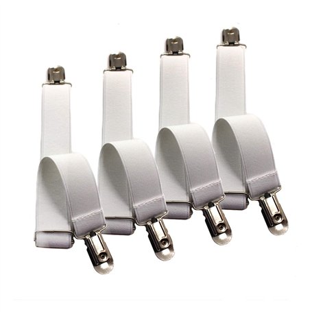 Glield 4pcs/Set Proroger 60cm -200cm Réglable Sangle de Maintient de Draps sous Le Sofa