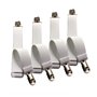 Glield 4pcs/Set Proroger 60cm -200cm Réglable Sangle de Maintient de Draps sous Le Sofa
